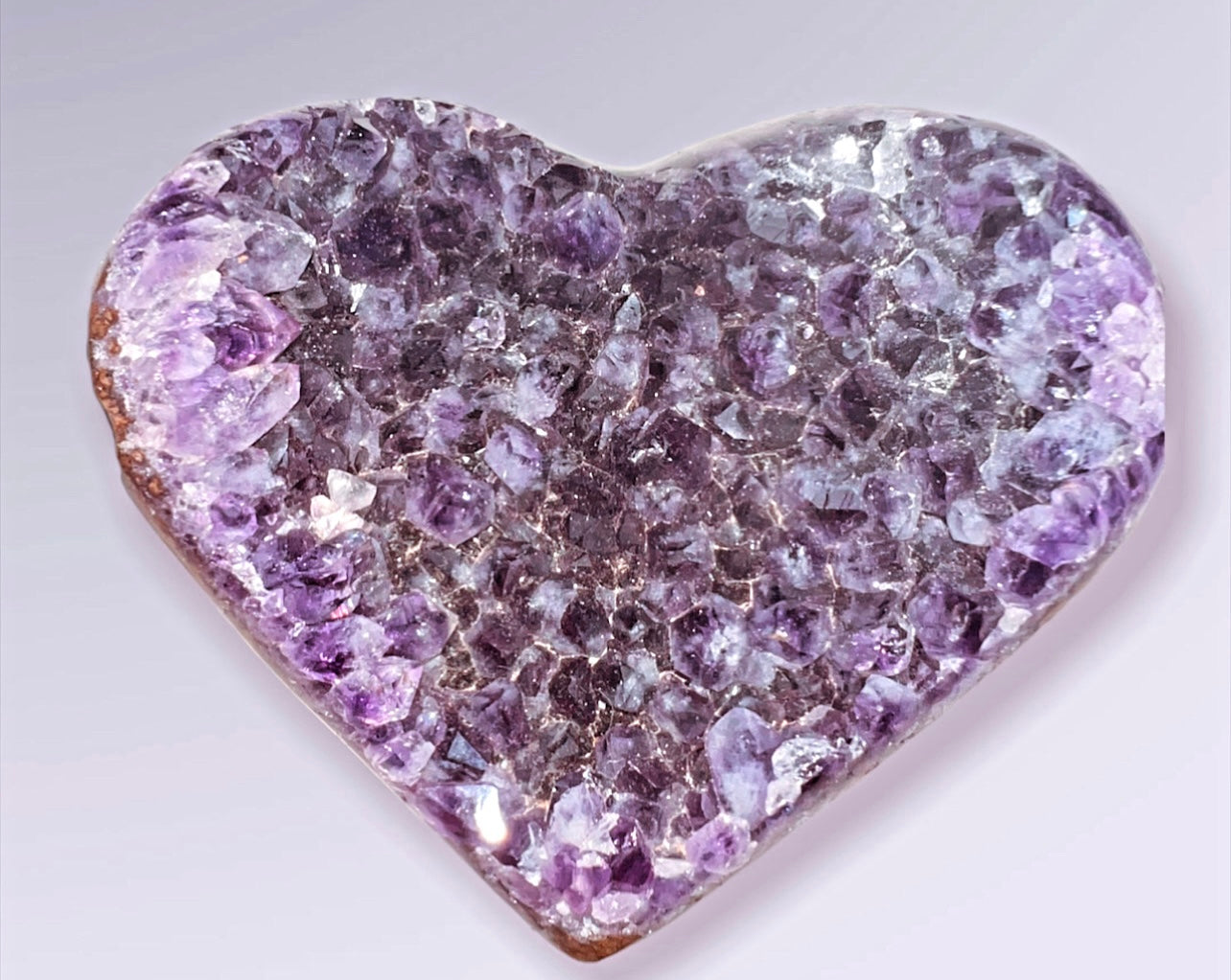 Purple Amethyst Heart