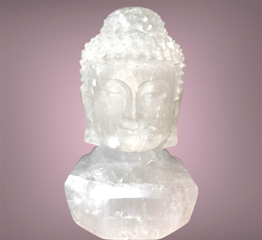 High Quality Carved Buddha Clear Quartz from Brazil