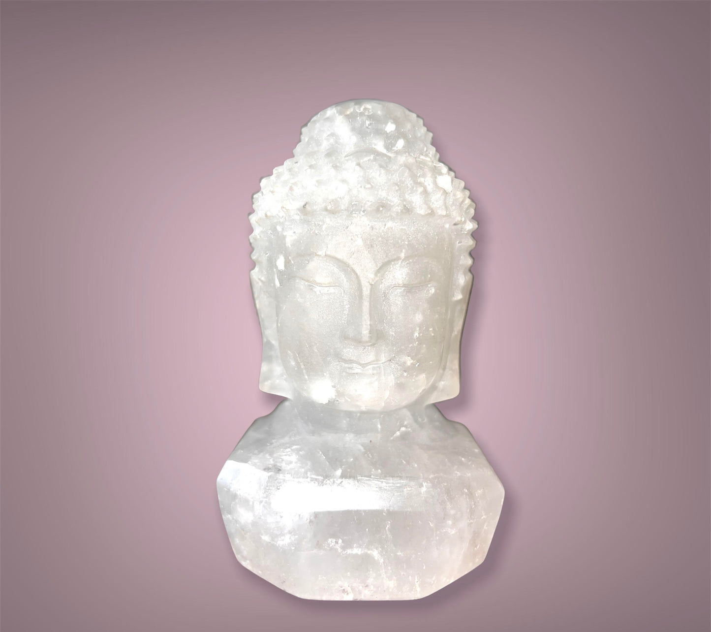 High Quality Carved Buddha Clear Quartz from Brazil