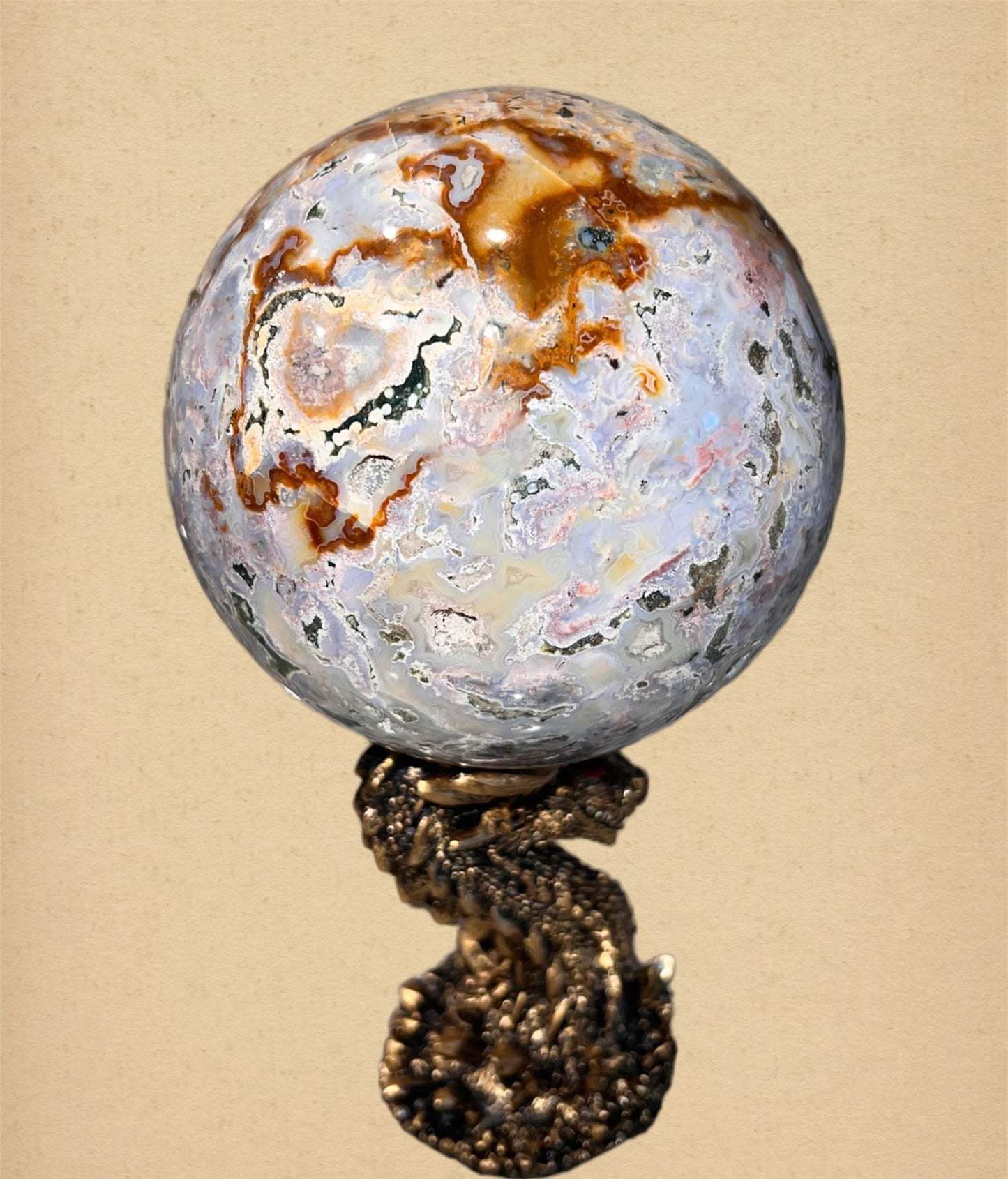 Ocean Jasper Sphere