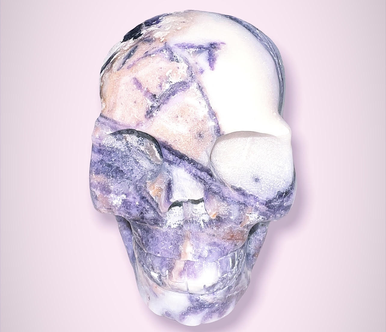 Purple Fluorite Skull