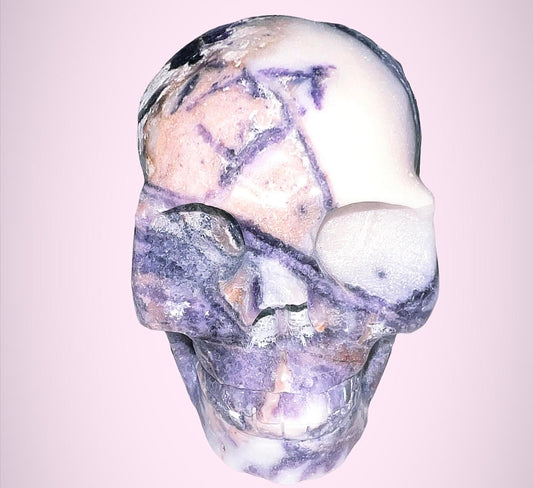 Purple Fluorite Skull